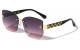 Lion Head Metallic Rimless Sunglasses lh-m7837