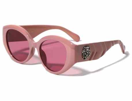  KLEO Thick Frame Arrow Temple Cat Eye Wholesale Sunglasses lh-p4058