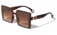 KLEO Tip Temple Cutout Square Wholesale Sunglasses lh-p4069