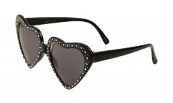 Heart Shaped Studded Sunglasses