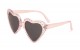 Heart Shaped Studded Sunglasses