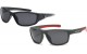 Xloop Semi Rimless Wrap Sunglasses x2579