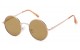 Classic Metallic Round Sunglasses 711054