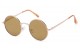 Classic Metallic Round Sunglasses 711054