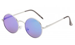 Classic Metallic Round Sunglasses 711054