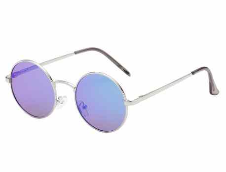 Classic Metallic Round Sunglasses 711054