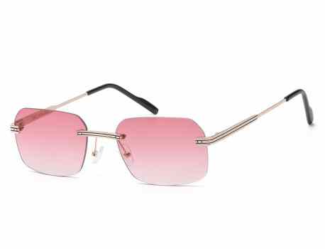 Giselle Rimless Metallic Square Shades gsl28237