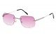 Giselle Rimless Metallic Square Shades gsl28237