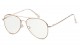 Fashion Metallic Clear Lens Eyewear nerd-1213