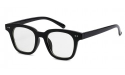 Fashion Metallic Clear Lens Eyewear nerd-1213