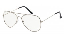 Classic Aviator Clear Lens nerd-101