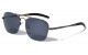 Mirror Lens Square Aviators Sunglasses bm758