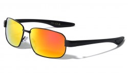 Mirror Lens Rectangle Sports Sunglasses bm761