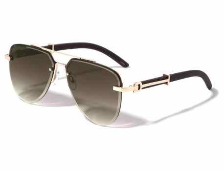 Metal Frame Classic Aviators Sunglasses av-1715