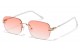 Giselle Metalic Rimless Square Shades gsl28242