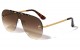 Lion Head Rimless One-Piece Aviator lh-m7825