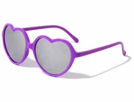 Heart Neon Round Sunglasses pt0031-neon-heart