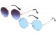 Mixed Metallic Round Sunglasses 711046/711050-pst