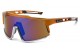 Xloop Sports Wrap Shield Sunglasses x3653