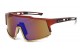 Xloop Sports Wrap Shield Sunglasses x3653