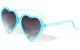 Kids Heart Glitter Sunglasses k870-heart