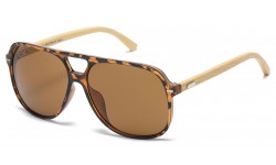 Bamboo Wood Aviator Sunglasses sup89018