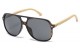 Bamboo Wood Aviator Sunglasses sup89018