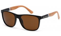 Biohazard Wood Temple Sunglasses bz66269