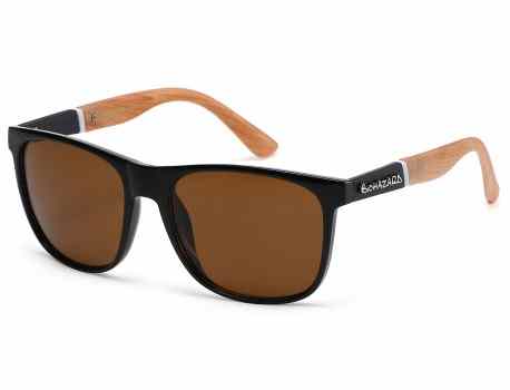 Biohazard Wood Temple Sunglasses bz66269