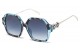 Rhinestone Square Frame Sunglasses rs2057