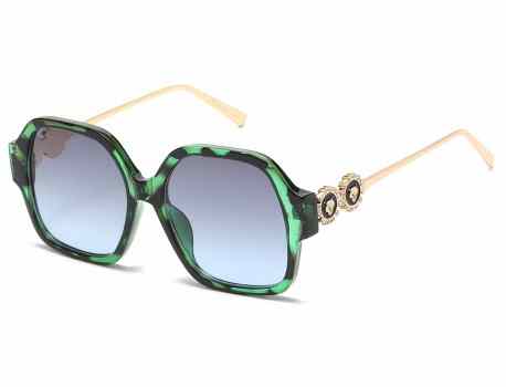 Rhinestone Square Frame Sunglasses rs2057