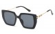 Rhinestone Square Frame Sunglasses rs2051