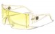 Kleo Semi-Rimless Shield Sunglasses x3652 lh-4043