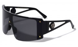 Kleo Semi-Rimless Shield Sunglasses x3652 lh-4043