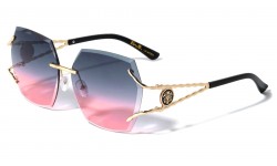 KLEO Rimless Metallic Sunglasses lh-m7821