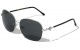 Kleo Semi-Rimless Metallic Sunglasses lh-m7811