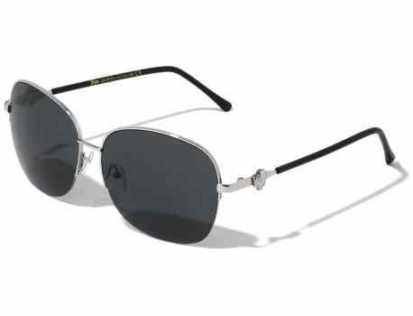 Kleo Semi-Rimless Metallic Sunglasses lh-m7811