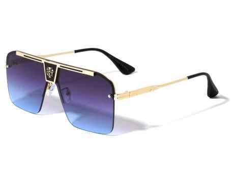 KLEO Rimless One Piece Aviator lh-m7829