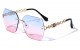 KLEO Rimless Lens Butterfly Chain Temple lh-m7833