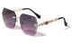 KLEO Rimless Lens Butterfly Chain Temple lh-m7833