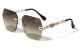 KLEO Rimless Lens Butterfly Chain Temple lh-m7833