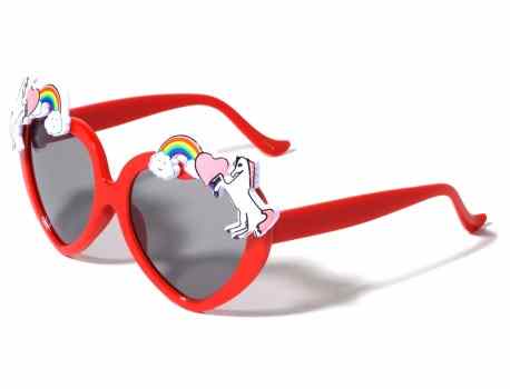 Kids Heart Shaped Sunglasses k812-heart