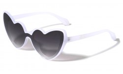 One Piece Shield Lens Heart Frame p1019