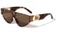 Lion Shield Thick Temple Sunglasses lh-p4046