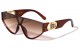 Lion Shield Thick Temple Sunglasses lh-p4046