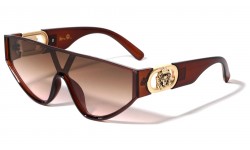 Lion Shield Thick Temple Sunglasses lh-p4046