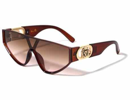 Lion Shield Thick Temple Sunglasses lh-p4046