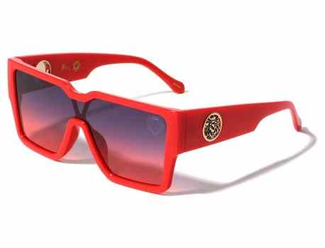 Lion Shield Lens Rectangle Sunglasses lh-p4077