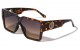 Lion Shield Lens Rectangle Sunglasses lh-p4077