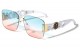 Lion Metallic Rimless Sunglasses m10926-lh